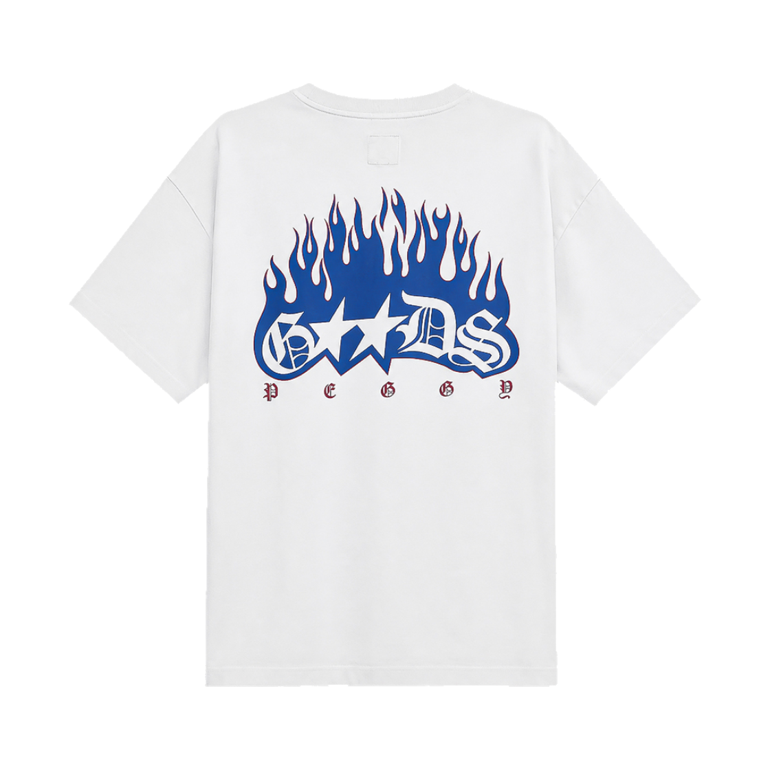 투제이스 x 페기구 플레임즈 티 화이트- 26FW(Twojeys x Peggy Gou Flames Tee White - 26FW) - 2