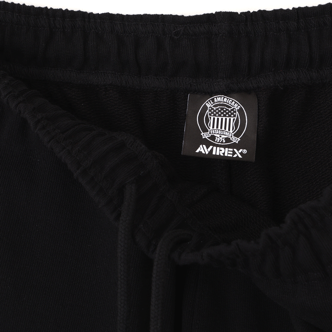 [예약배송] 아비렉스 시그니처 바시티 로고 스웻 팬츠 블랙([예약배송] Avirex Signature Varsity Logo Sweat Pants Black) - 3