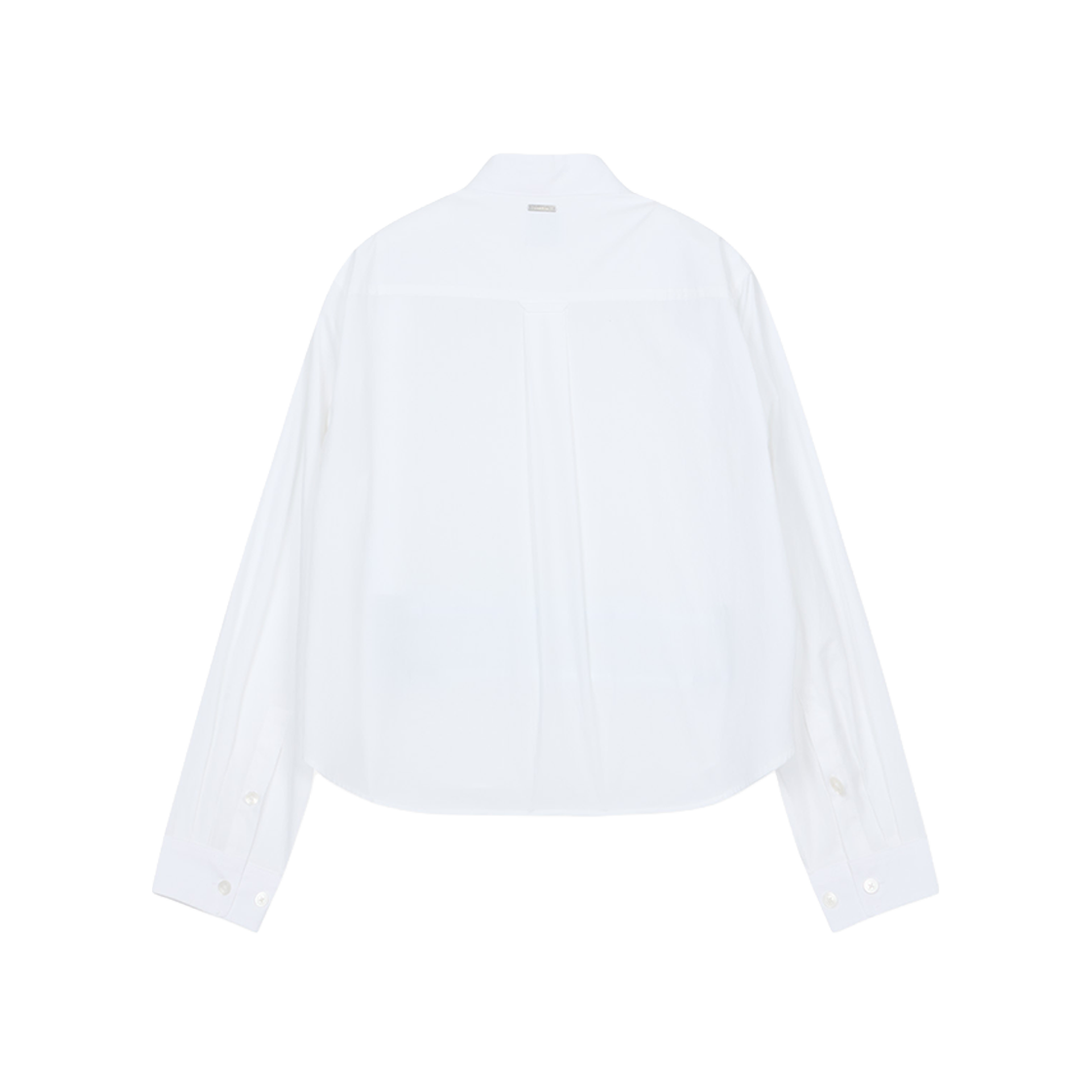 지오송지오 셈블런스 우먼 시그니처 크롭 셔츠 화이트 ZI4SH806WH(ZIOSONGZIO SEMBLANCE WOMAN SIGNATURE CROP SHIRT WHITE) - 2