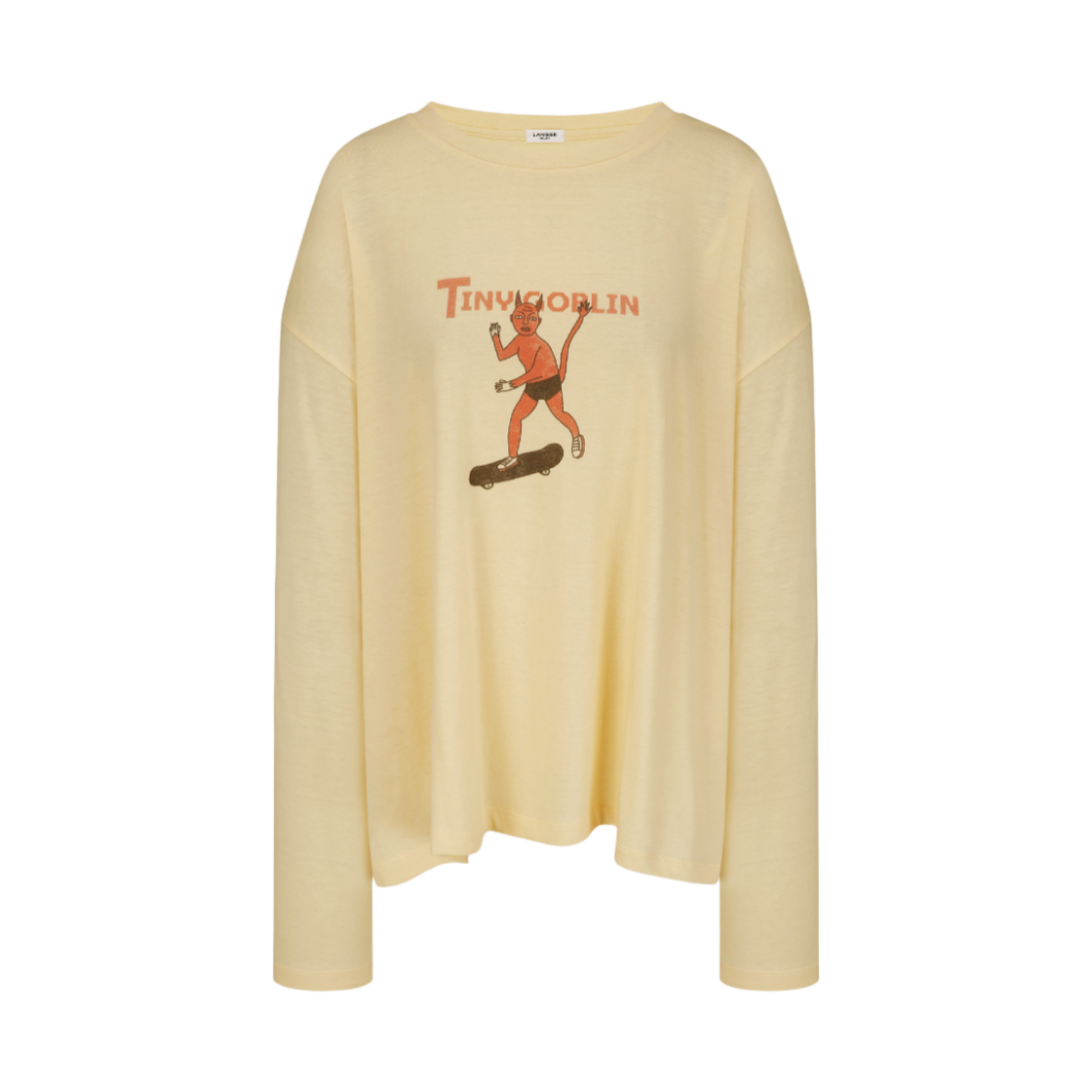 랑거 고블린 그래픽 티셔츠 옐로우(Langer Goblin Graphic T-shirt Yellow)