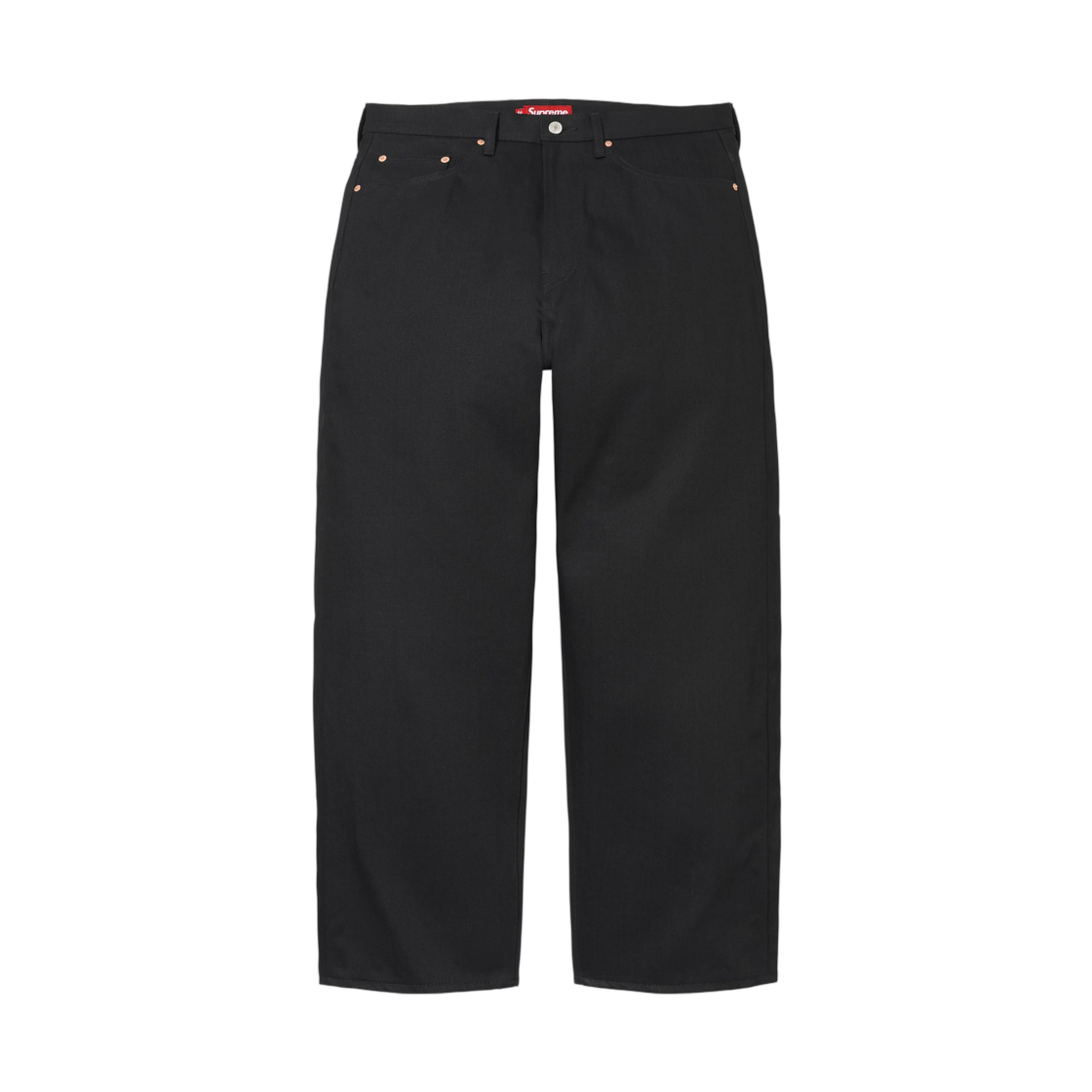 - Supreme Baggy Selvedge Jean Rigid Black - 26FW