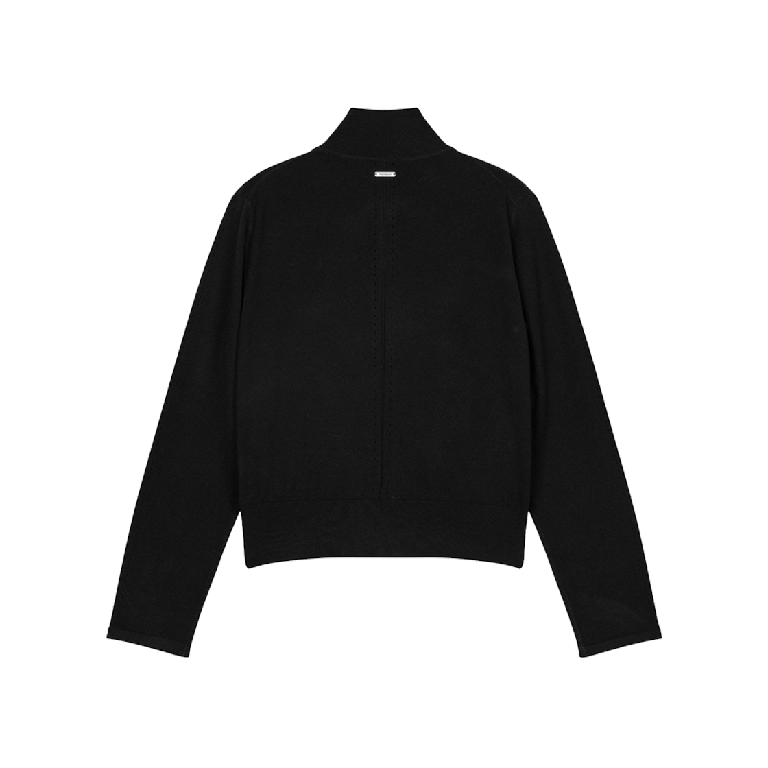 지오송지오 셈블런스 우먼 슬림 하이넥 가디건 블랙 ZI4KT806BK(ZIOSONGZIO SEMBLANCE WOMAN SLIM HIGH NECK CARDIGAN BLACK) - 2