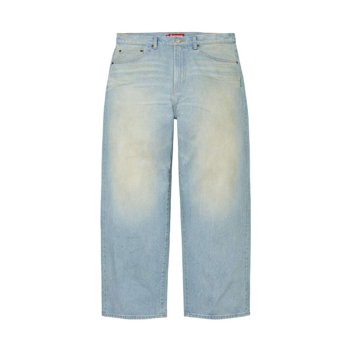 - Supreme Baggy Jean Light Washed Indigo - 26FW
