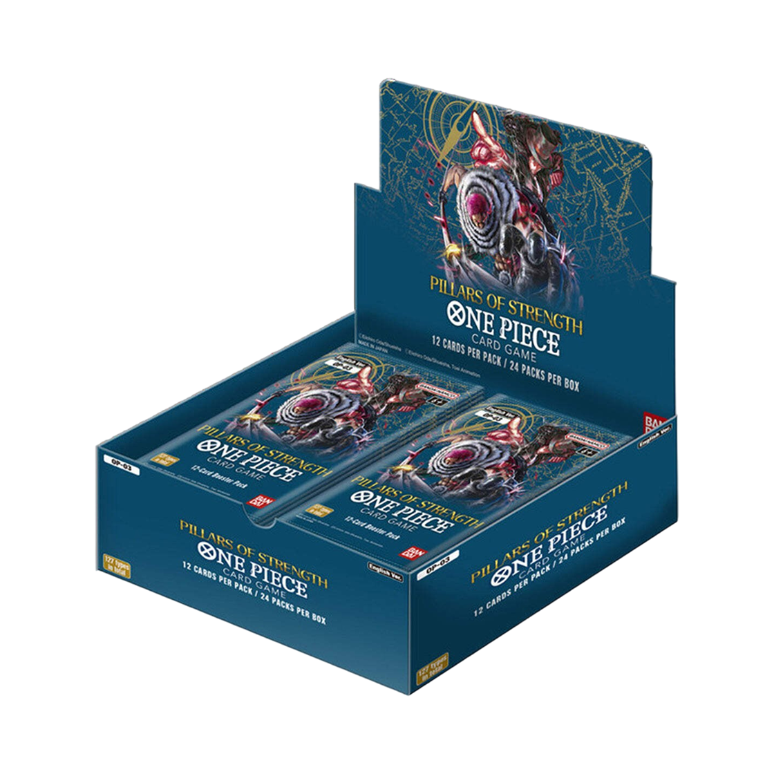 원피스 TCG 부스터 팩 강대한 적 박스 (24팩/영문판)(One Piece TCG Booster Pack Pillars of Strength (Pack of 24/English Ver.)) - 1