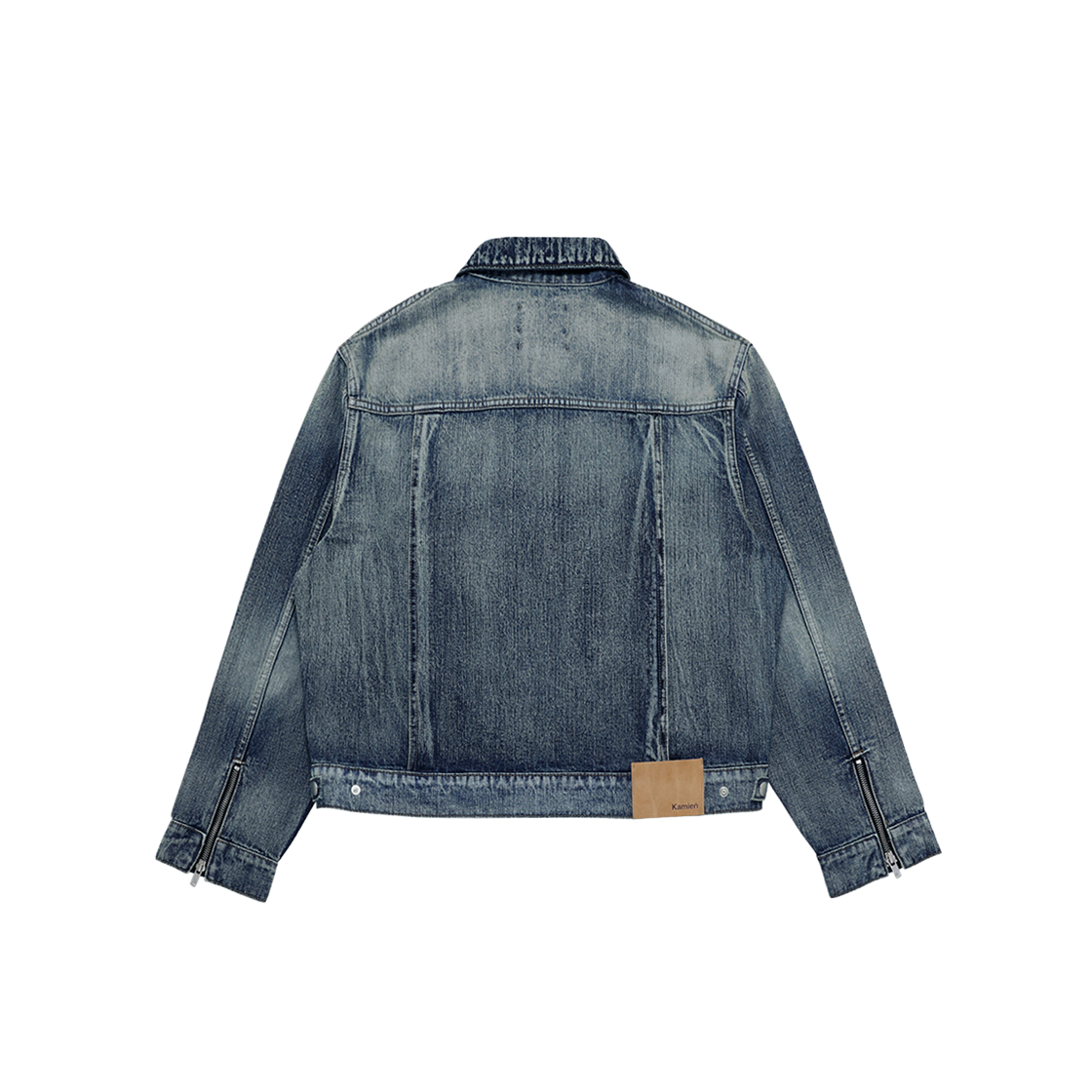 카미엔 크롭 트러커 자켓 오아시스 블루(Kamien Crop Trucker Jacket Oasis Blue) - 2