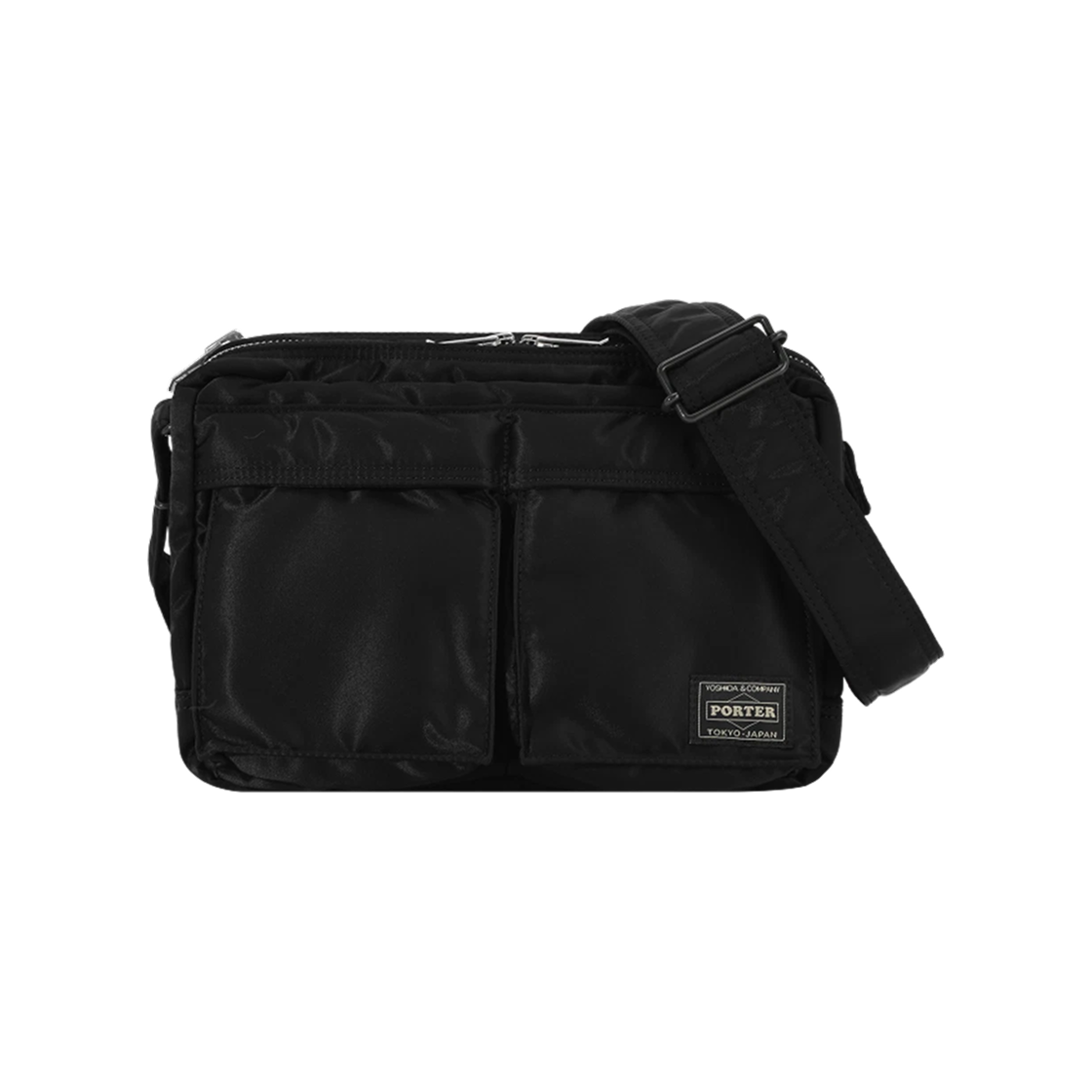 포터 올 뉴 탱커 슬링백 집 블랙(Porter All New Tanker Sling Bag Zip Black)