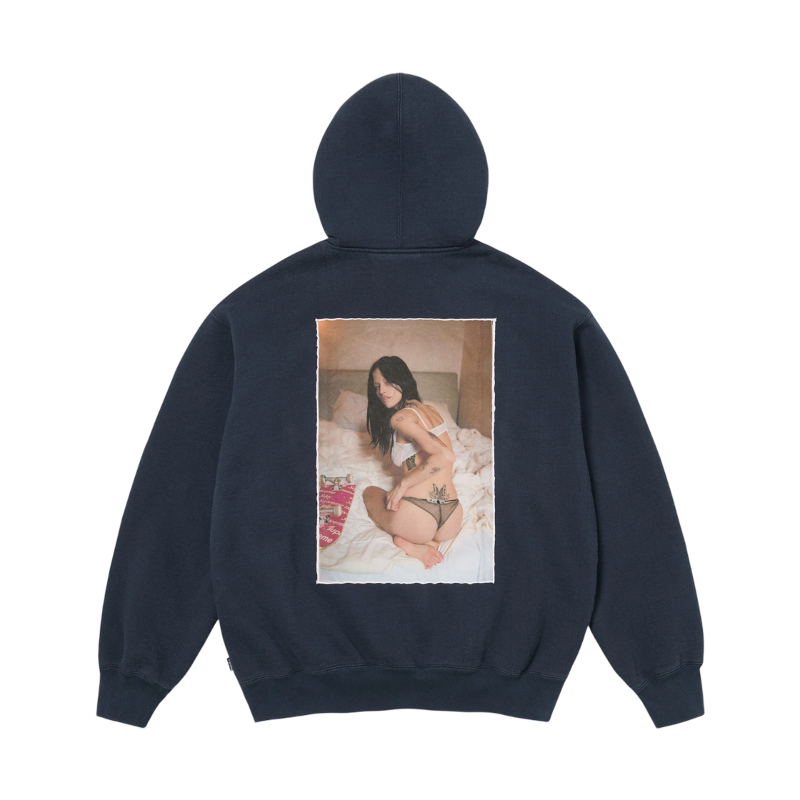슈프림 x 래리 클락 집업 후드 스웨트셔츠 네이비 - 26FW(Supreme x Larry Clark Zip Up Hooded Sweatshirt Navy - 26FW) - 2