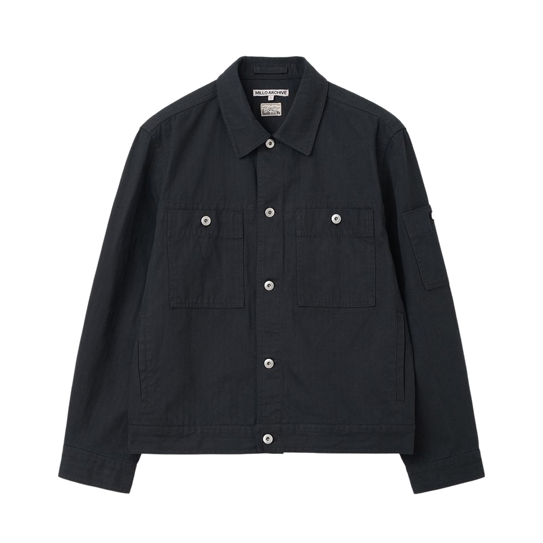 ML935VBK milloarchive Vintage HBT Aviator Jacket Vintage Black