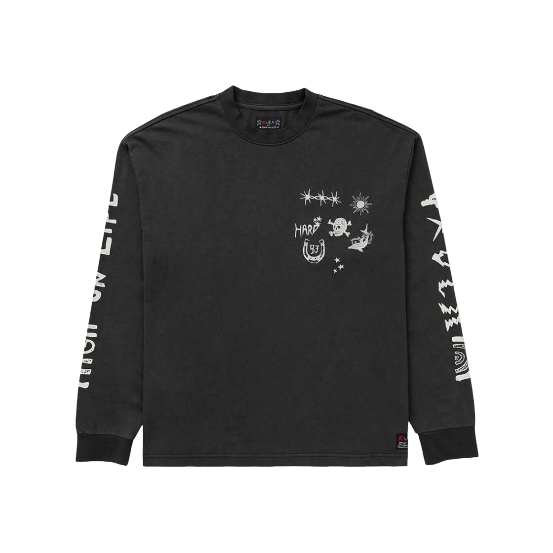 VG31LT057PTK RVCA X Dani Miller High On Life Long Sleeve T-Shirt (VG31LT057PTK)