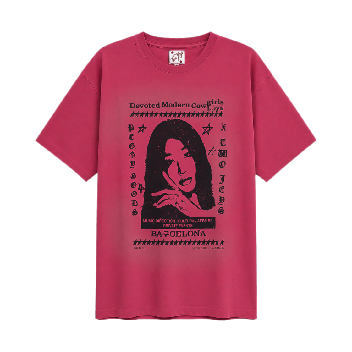 KM6DTSSTJ19PK Twojeys x Peggy Gou Bussines Tee Pink - 26FW