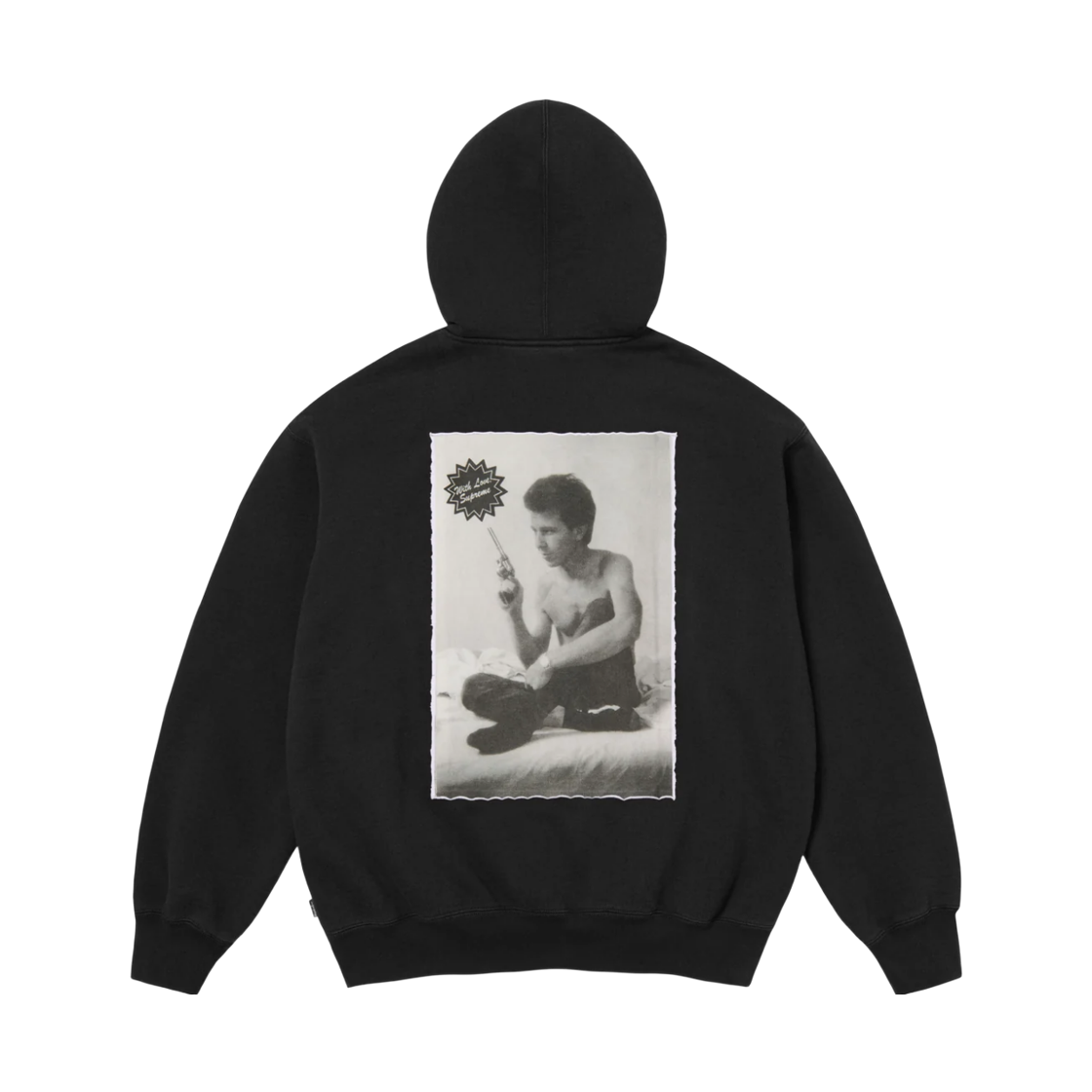 슈프림 x 래리 클락 집업 후드 스웨트셔츠 블랙 - 26FW(Supreme x Larry Clark Zip Up Hooded Sweatshirt Black - 26FW) - 2