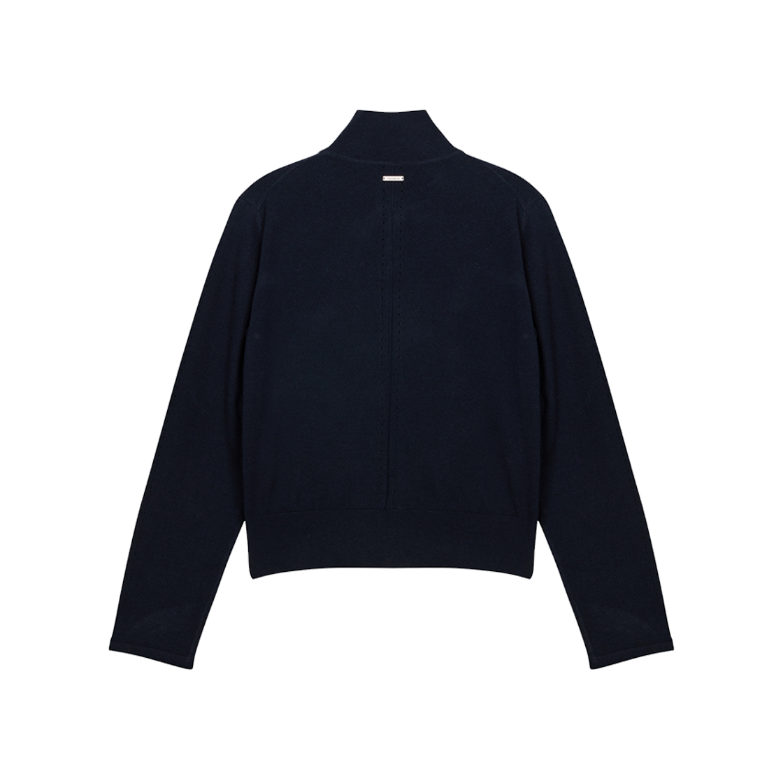 지오송지오 셈블런스 우먼 슬림 하이넥 가디건 다크네이비 ZI4KT808DN(ZIOSONGZIO SEMBLANCE WOMAN SLIM HIGH NECK CARDIGAN DARK NAVY) - 2