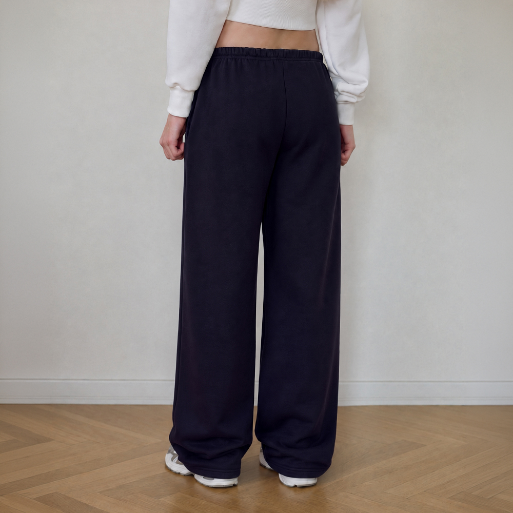 로제프란츠 로즈 자수 스탠다드 스웨트팬츠 [네이비](Rosefrantz Rose Embroidery Standard Sweatpants [Navy]) - 5