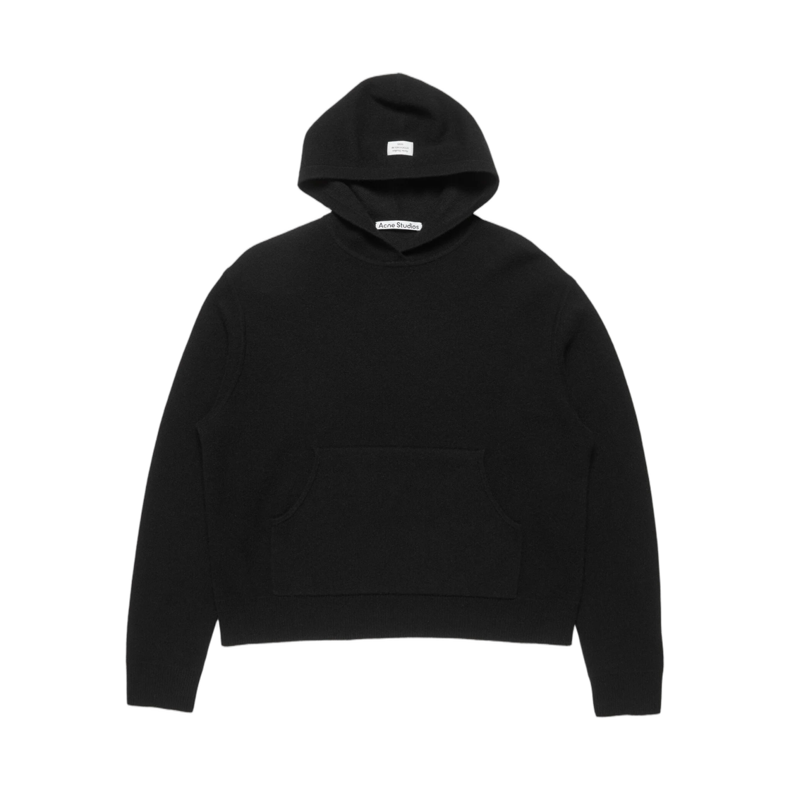 B60430-900 Acne Studios Cashmere Hoodie Black