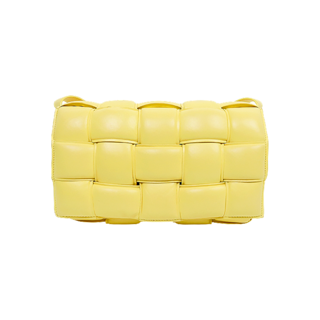 IT8NBN9QBV56 Bottega Veneta Lime Padded Cassette Bag