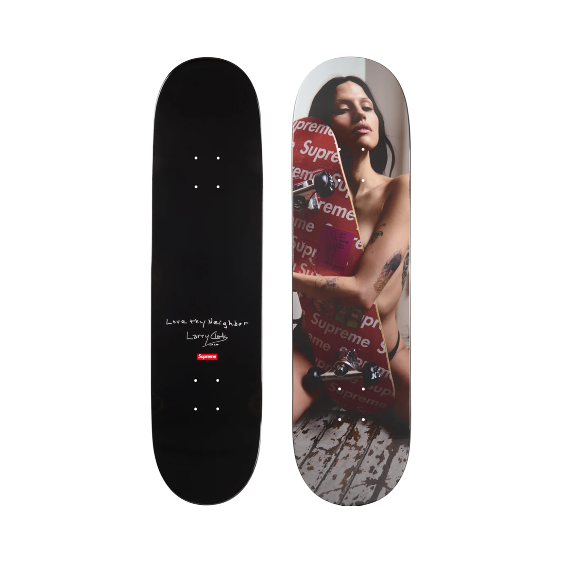 - Supreme x Larry Clark Skateboard Multicolor 8.25" x 32" - 26FW
