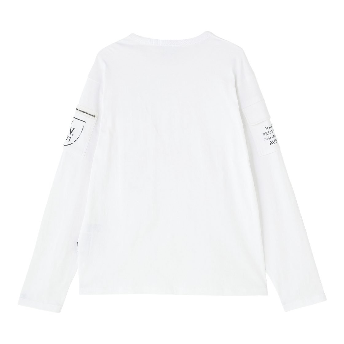[예약배송] 아비렉스 퍼티그 롱 슬리브 티 화이트([예약배송] Avirex Fatigue Long Sleeve Tee White) - 2