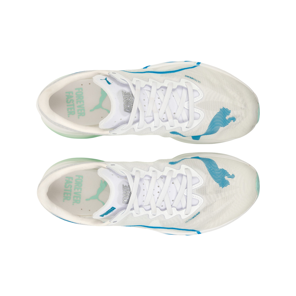 푸마 디비에이트 나이트로 엘리트 3 화이트 스피드 블루(Puma Deviate Nitro Elite 3 White Speed Blue) - 5