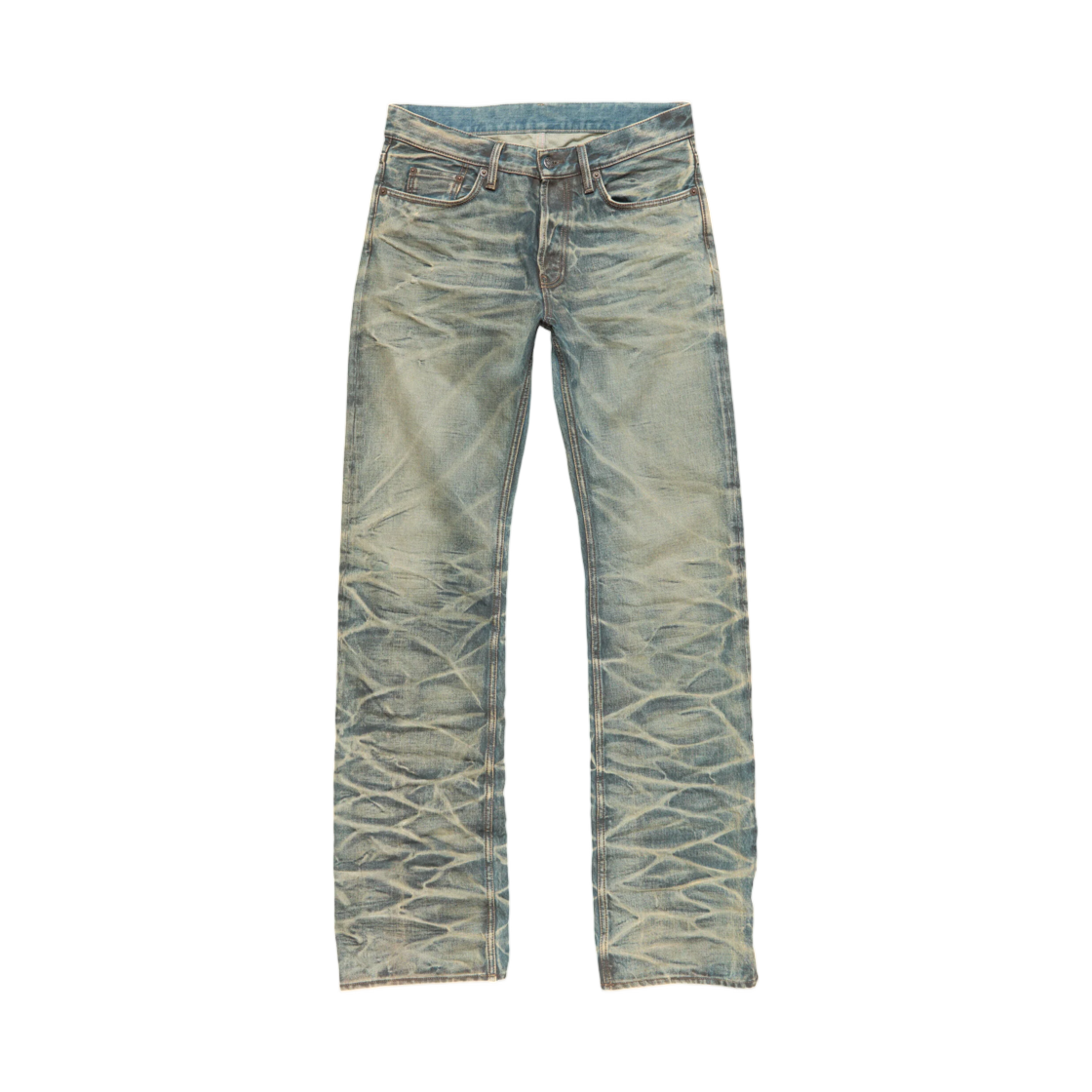 B00500-AUZ (W) Acne Studios Regular Fit Jeans 2010 Mid Blue