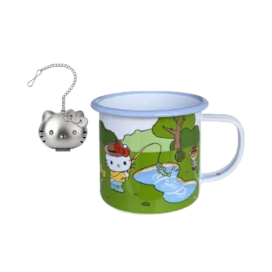 - Sanrio x Crow Canyon Mug Fishing (With Tea Infuser)