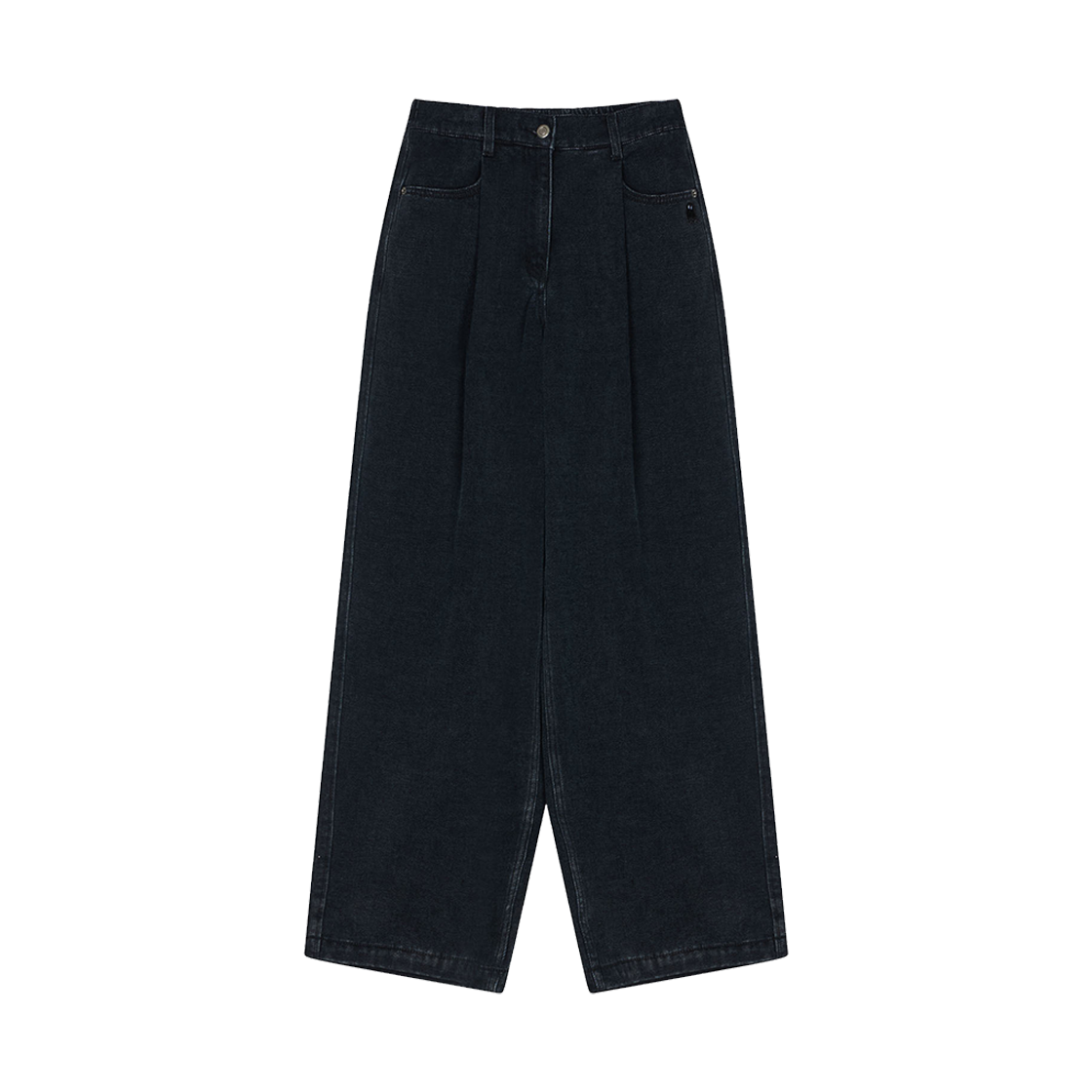 ZI4PT812DN ZIOSONGZIO SEMBLANCE WOMAN VELVET DENIM PANTS DARK NAVY