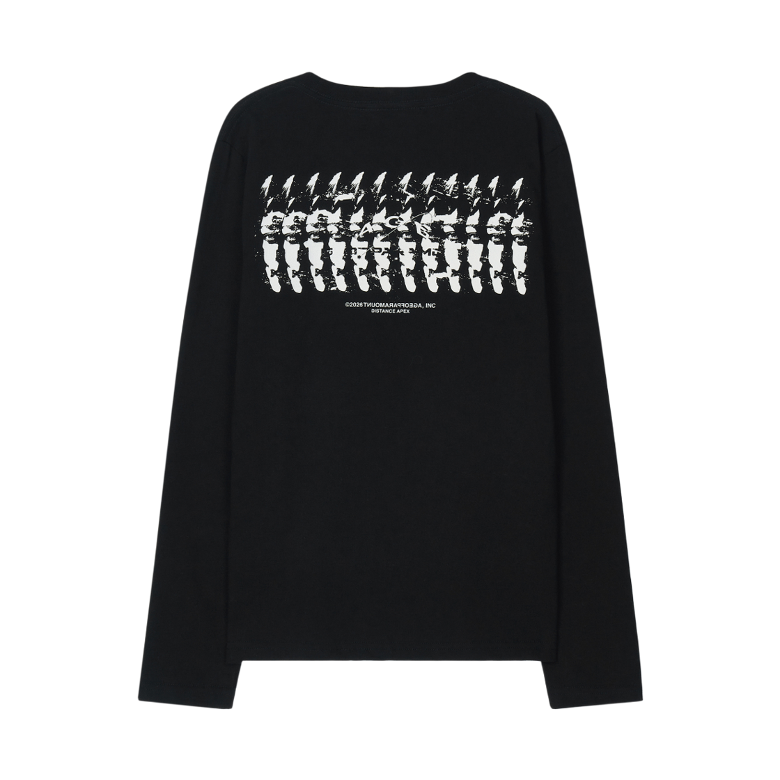에이지오브파라마운트 뮤즈 롱슬리브 블랙(AGEOFPARAMOUNT Muse Graphic  Long Sleeves Black)