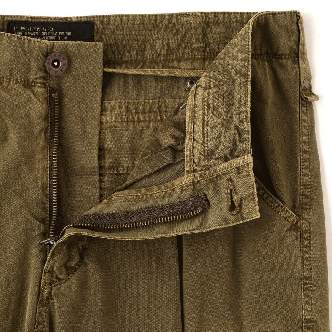 [예약배송] 아비렉스 피그먼트 카고 팬츠 올리브([예약배송] Avirex Pigment Cargo Pants Olive) - 2