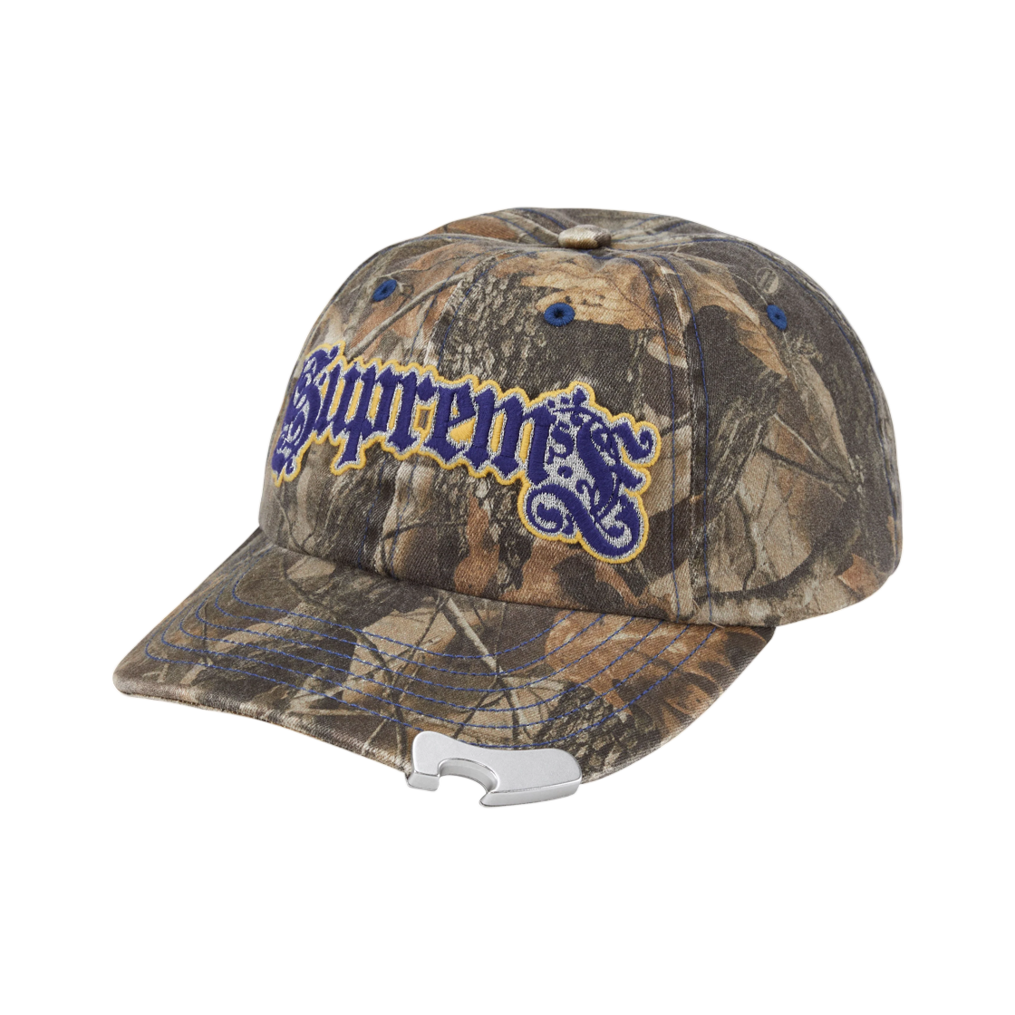 - Supreme Bottle Opener 6-Panel Realtree Hardwoods Camo - 26FW