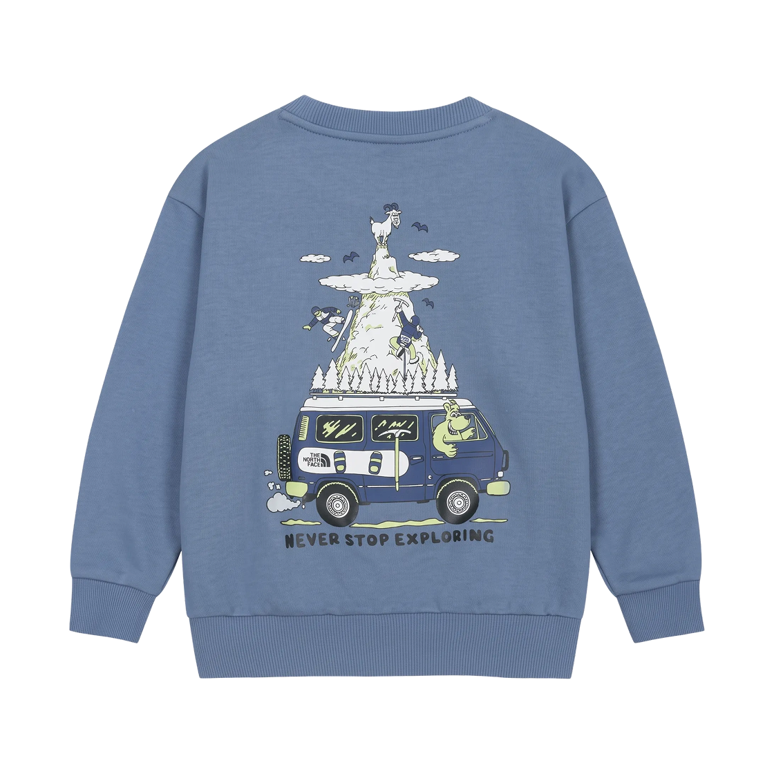 NM5MS52U (Kids) The North Face Trailmate Sweatshirt Blue Stone - 26FW