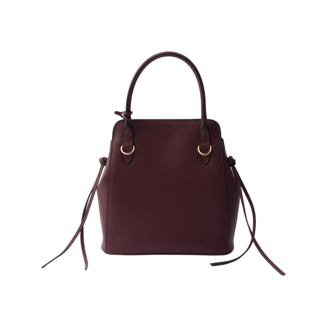 프라다 캐리 레더 미니 핸드백 버건디(Prada Carry Leather Mini Handbag Burgundy) - 2