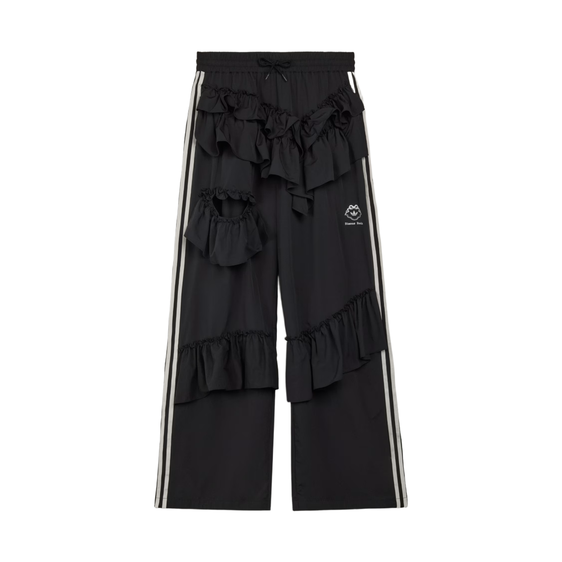 KY2706 (W) Adidas x Simone Rocha Originals Frill Pants Black - KR Sizing