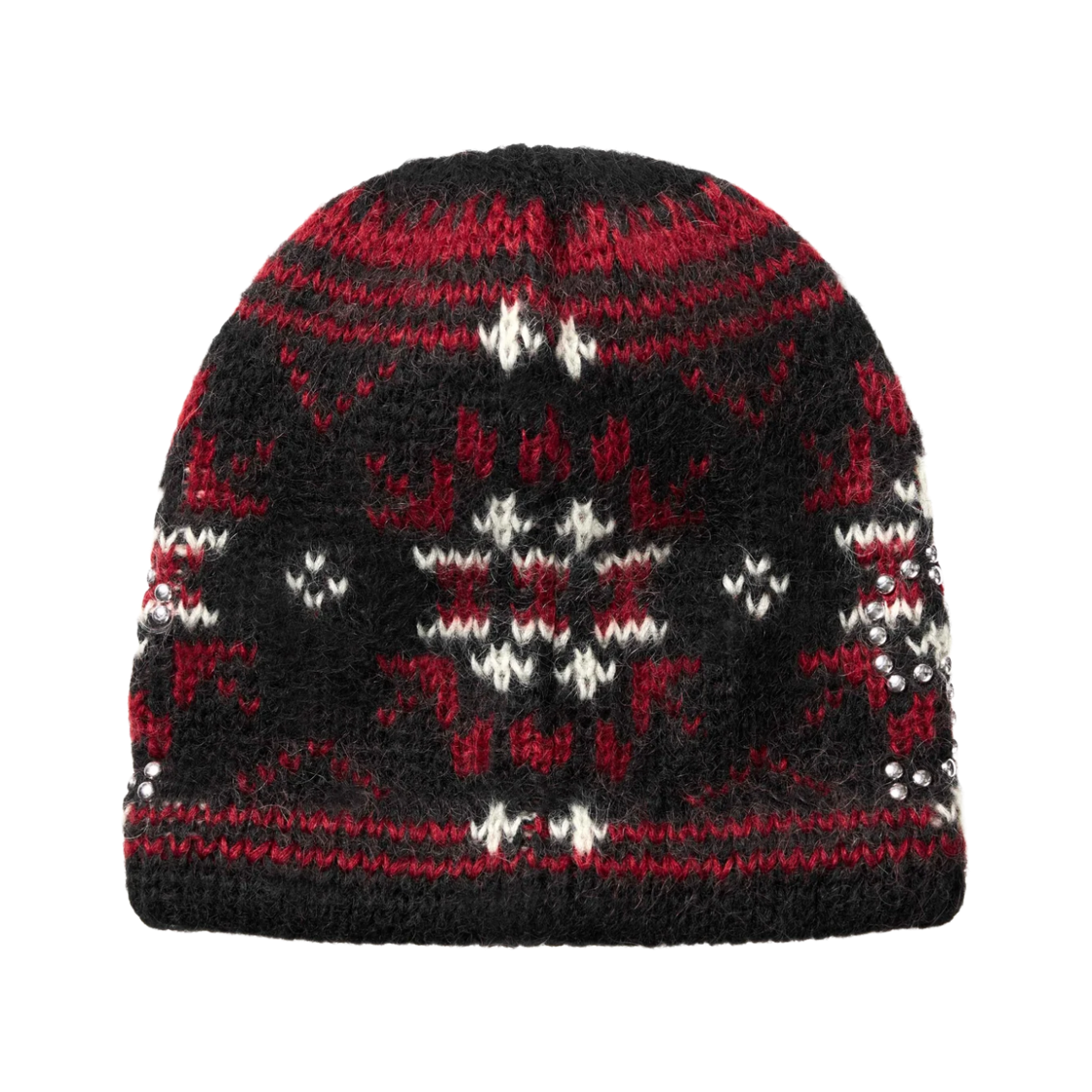슈프림 스터드 페어 아일 비니 블랙 - 26FW(Supreme Studded Fair Isle Beanie Black - 26FW) - 2