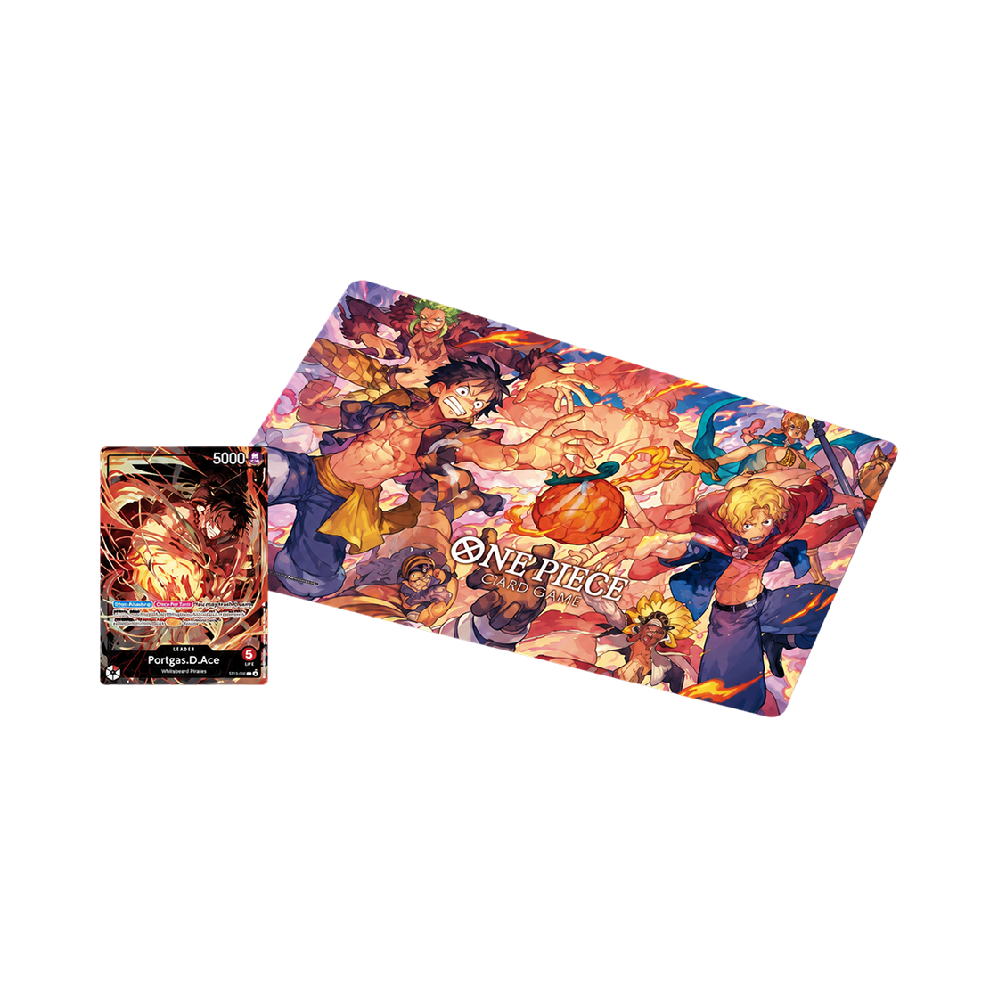 원피스 TCG 오피셜 플레이매트 이글이글 열매 콜로세움 에디션 (영문판)(One Piece TCG Official Playmat Flame Flame Fruit Coliseum Edition (English Ver.)) - 1