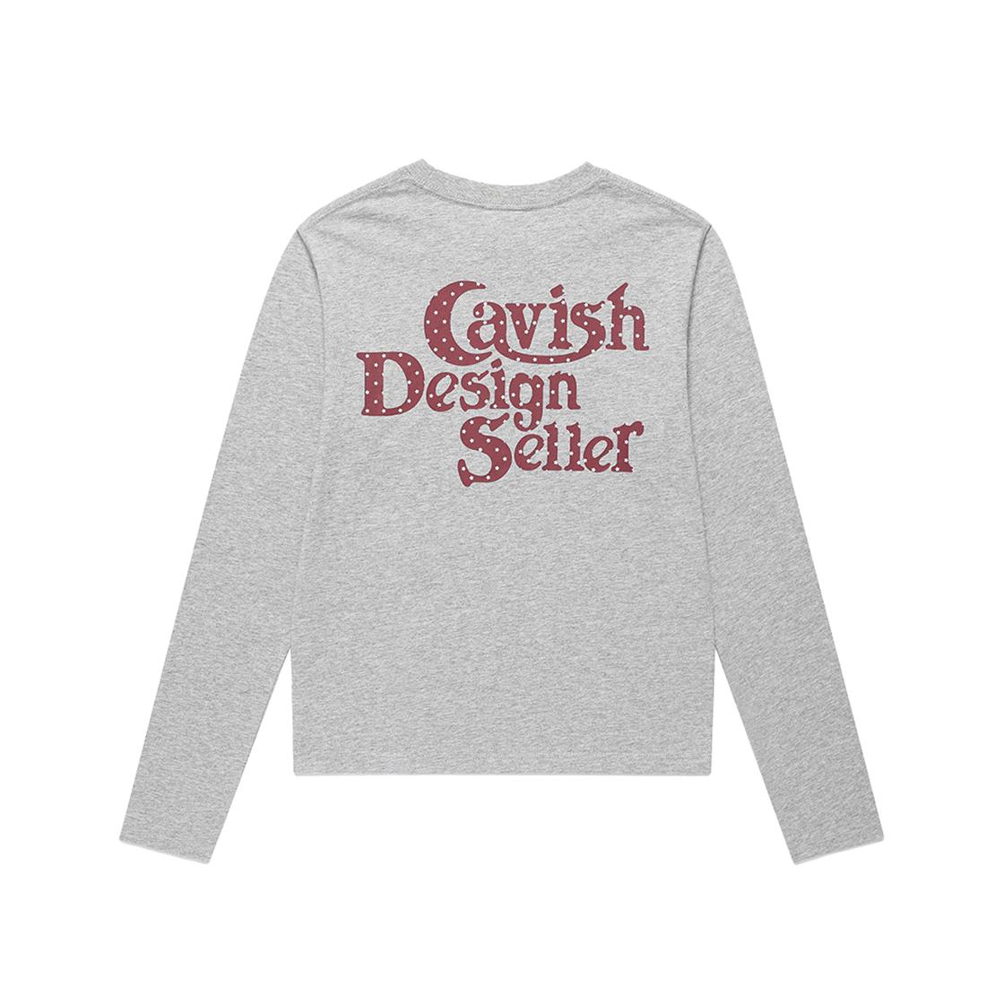 CV2GSUT579AGR CAVISH Star Seller Logo LS Tee Grey