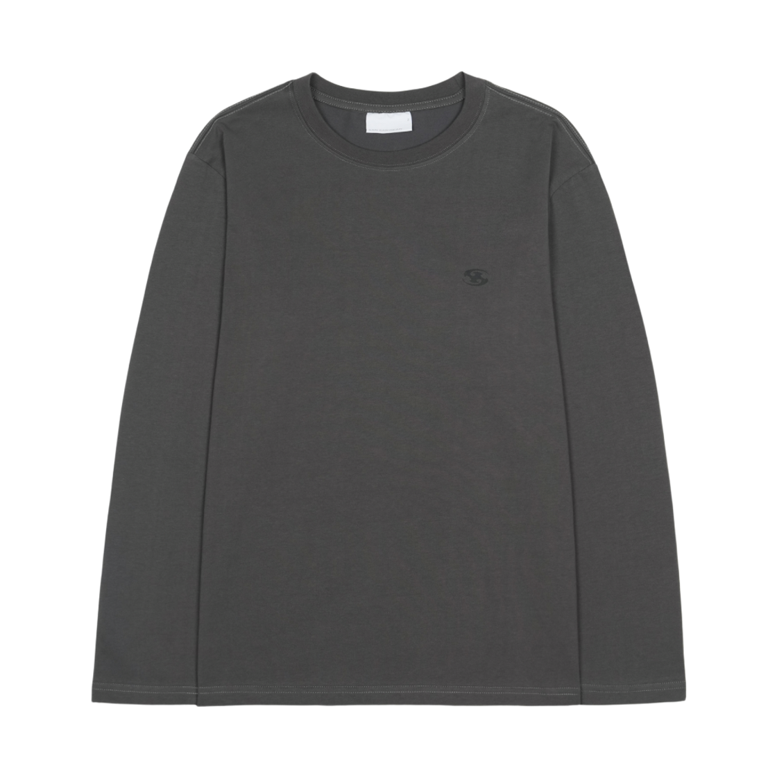산산기어 로고 롱슬리브 차콜(Sansan Gear Logo Long Sleeve Charcoal)