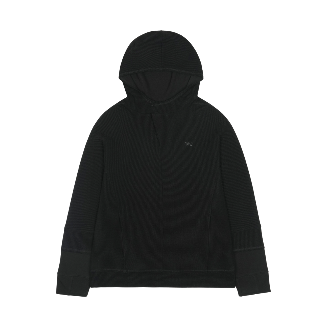 SG26FWTOHD004 Sansan Gear Plaid Hoodie Black