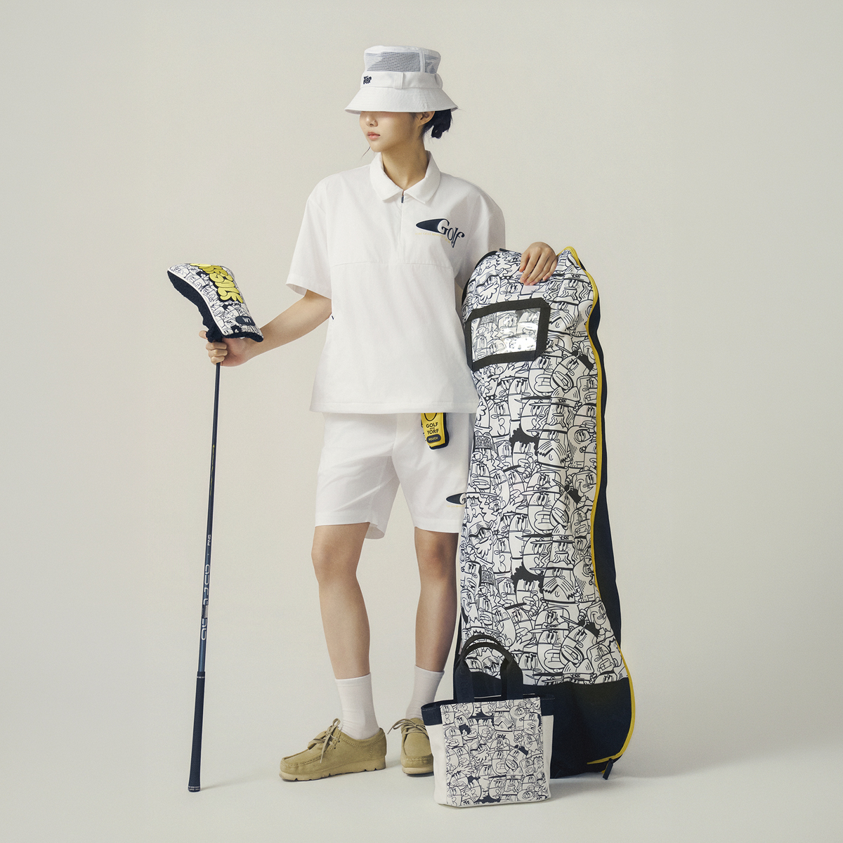 욜프 골프 항공커버 네이버후드 화이트(YORF GOLF Travel Cover Neighborhood White) - 6
