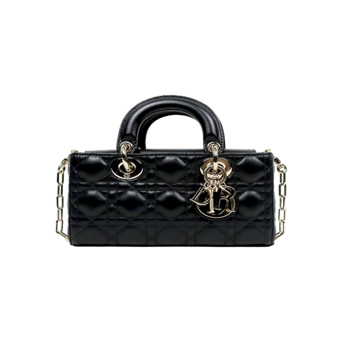 IT5N59WU4HV8 Dior Black Small Lambskin Diorjoy Bag