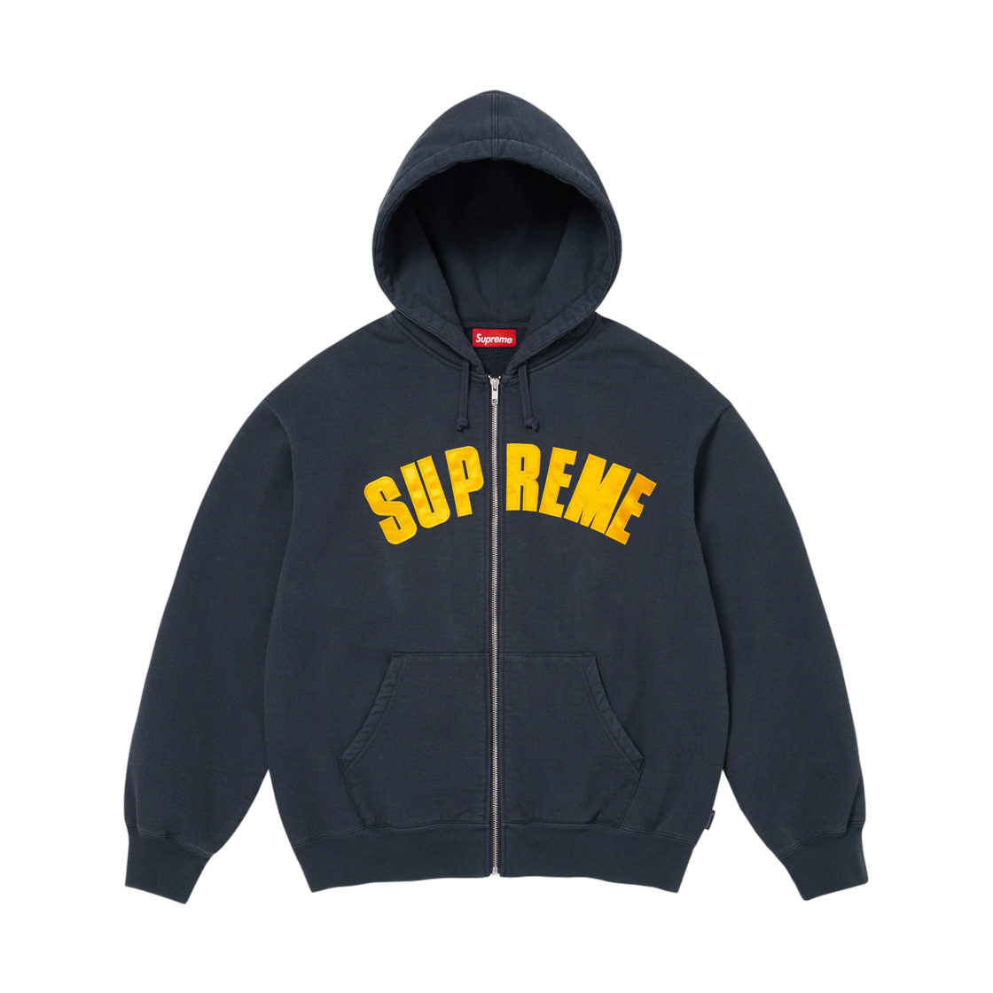 - Supreme x Larry Clark Zip Up Hooded Sweatshirt Navy - 26FW