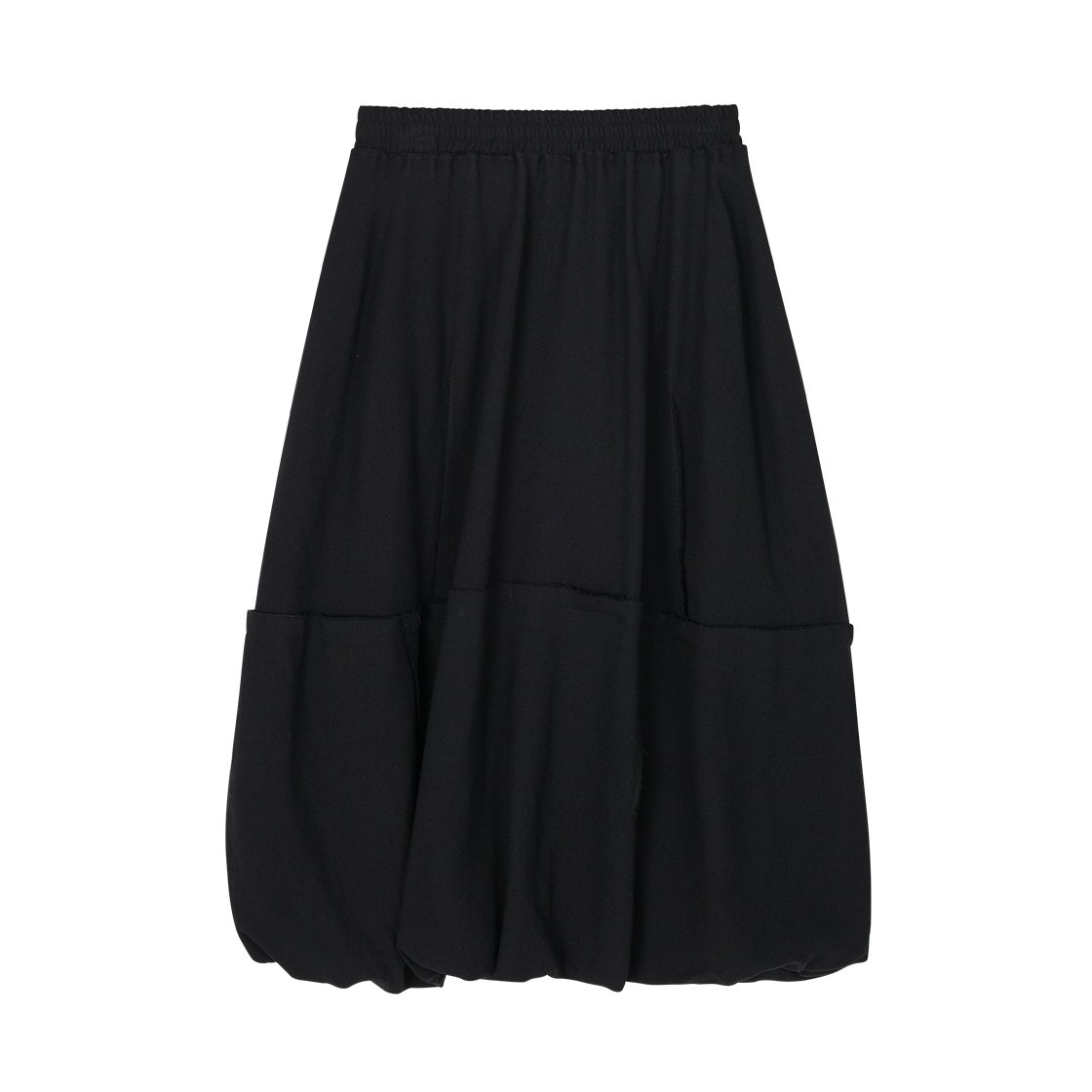(W) 송지오 컬렉션 볼륨 다트 벌룬 스커트 블랙((W) SONGZIO COLLECTION Volume Dart Balloon Skirt Black) - 2