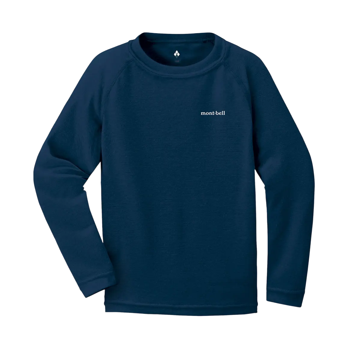 1107772 (Kids) Montbell Zeo-Line Light Weight Round Neck Shirt Navy