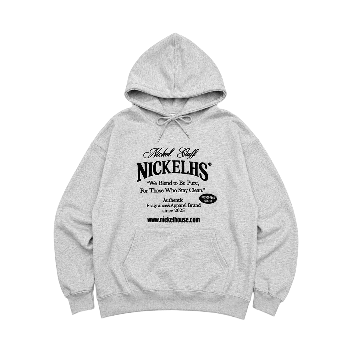 NKHSHD001 NICKEL STAFF HOODIE_GRAY