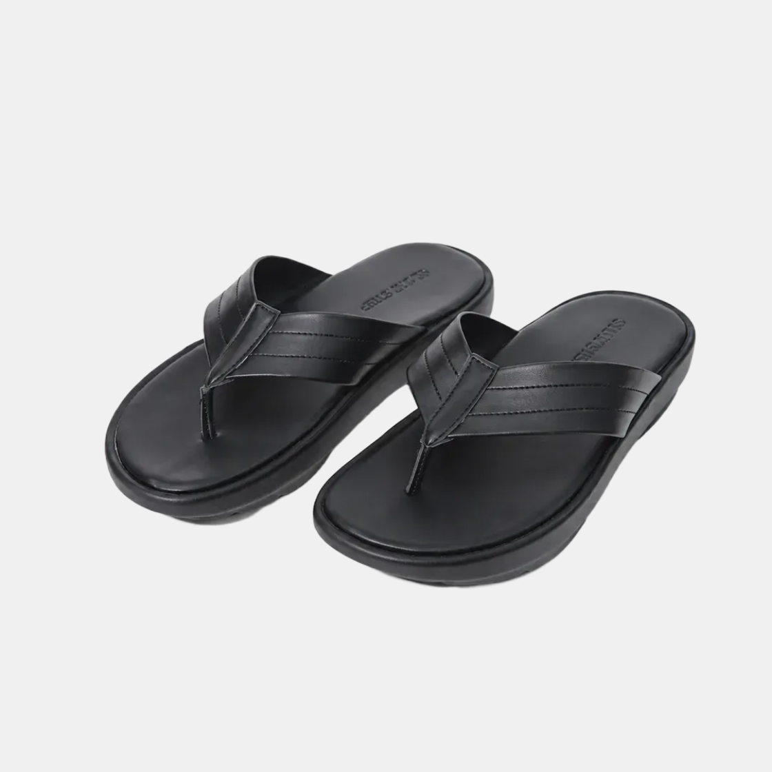슬로우스텝 SP3333 선샤인 플립플랍 커플 쪼리 블랙(SLOWSTEP SP3333 Sunshine Flip-Flop Couple Sandals Black) - 2