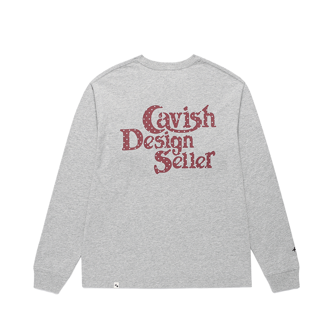 카비시 스타 셀러 로고 LS 티셔츠 그레이(CAVISH Star Seller Logo LS Tee Grey) - 4