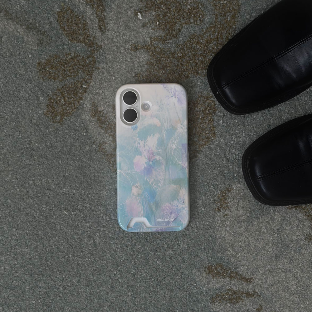 비비블 하우스 카드수납 스테리플라워 폰케이스(BIBIBL HOUSE Card Slot Starry Flower Phone Case) - 4