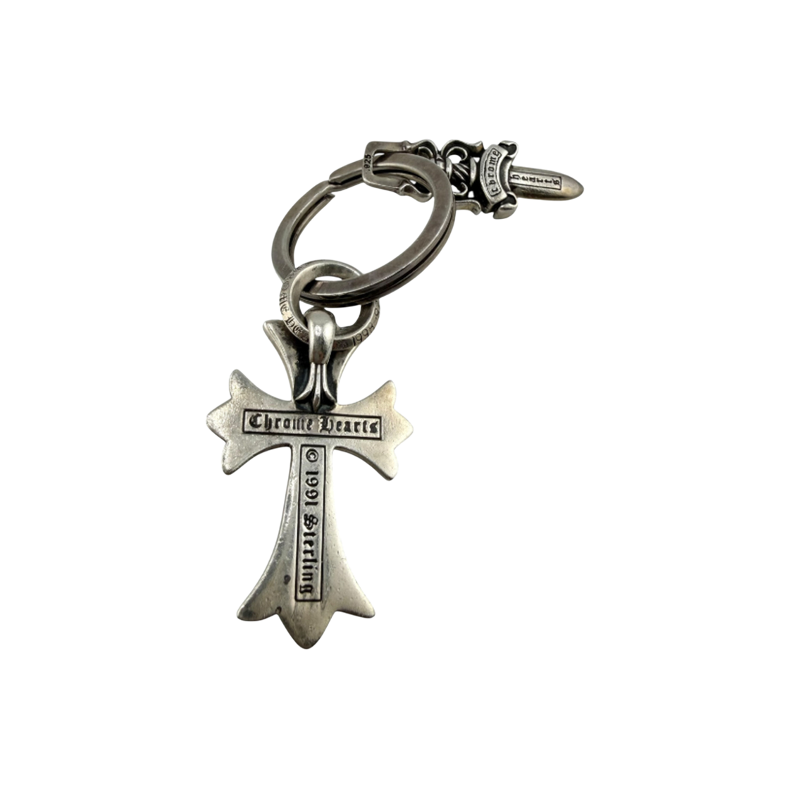 세컨드도산 크롬하츠 크로스 대거 키링(2nd Dosan x chrome hearts cross dagger key ring) - 2