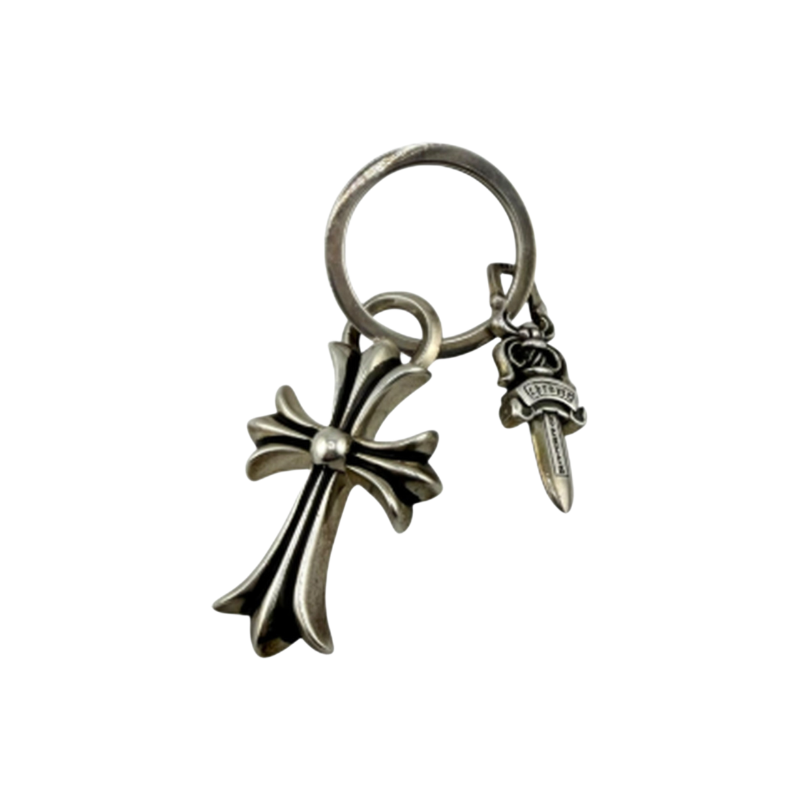 13 2nd Dosan x chrome hearts cross dagger key ring