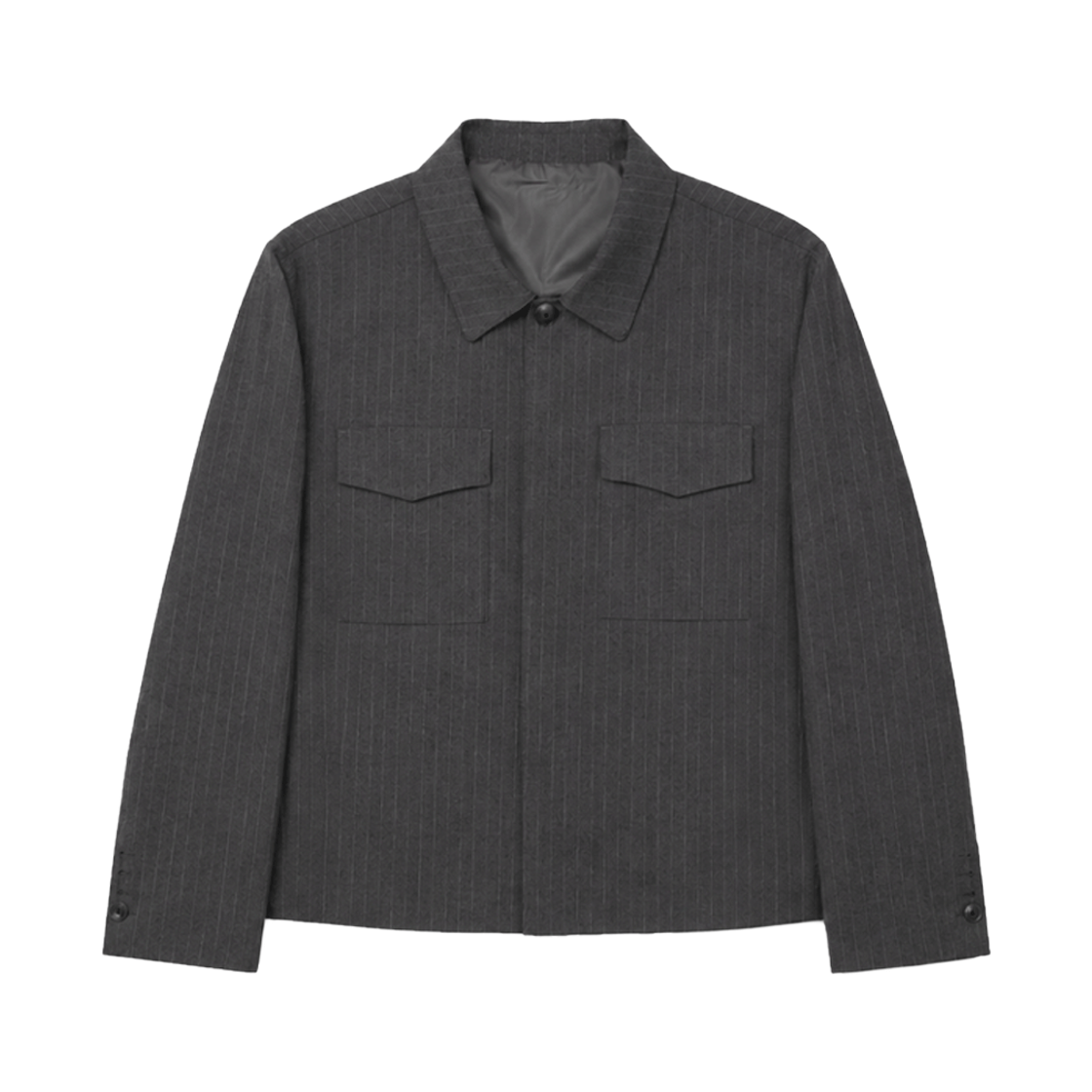 ARJK6302 Arrayed Module Pocket Stripe Jacket Gray