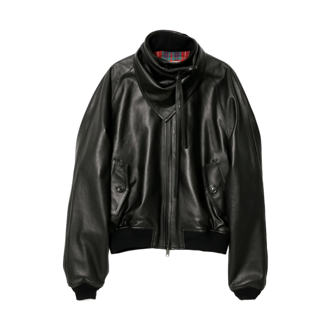 KW6DOTLBF01BK Beautiful People x Baracuta Kids Light Lamb Leather G9 Blouson Black - 26FW