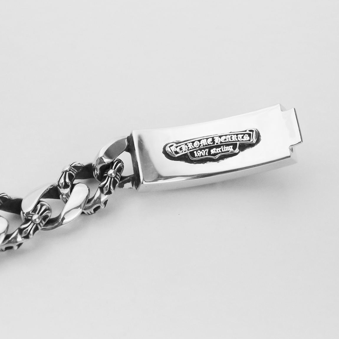 한스룸 크롬하츠 플로랄 ID 팬시 체인 팔찌(Hansroom Chrome Hearts Floral ID Fancy Chain Bracelet) - 3